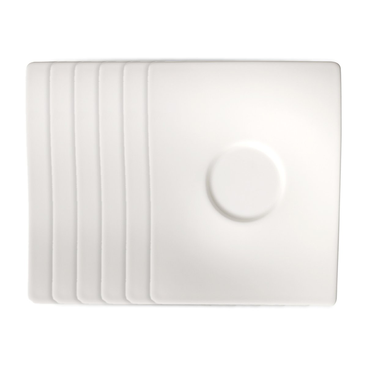 Sous-Tasse À Café/Thé 6 Pièces NEWWAVE blanc, VILLEROY & BOCH