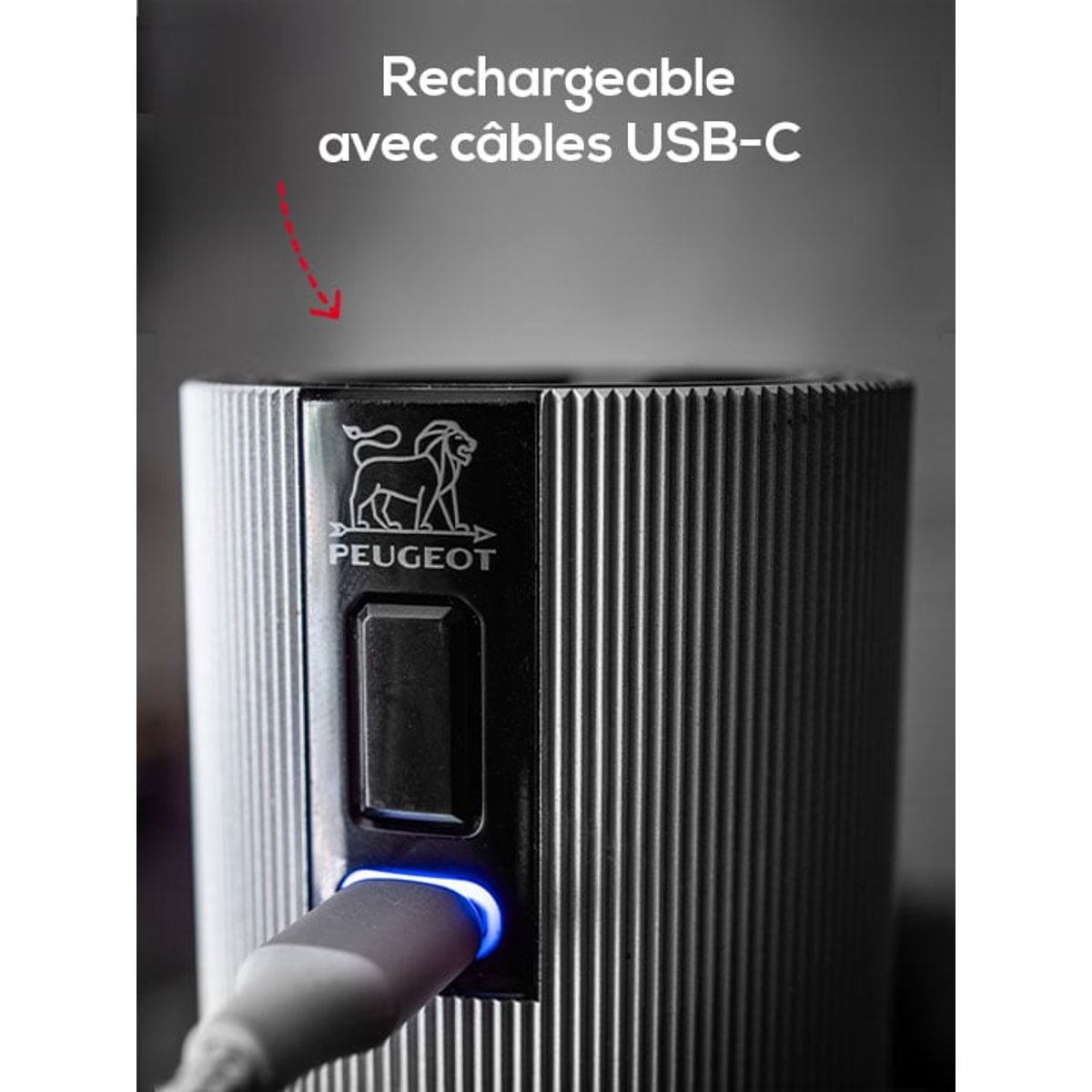 Coffret cadeau - Duo de moulins à poivre et carbone & alu, PEUGEOT