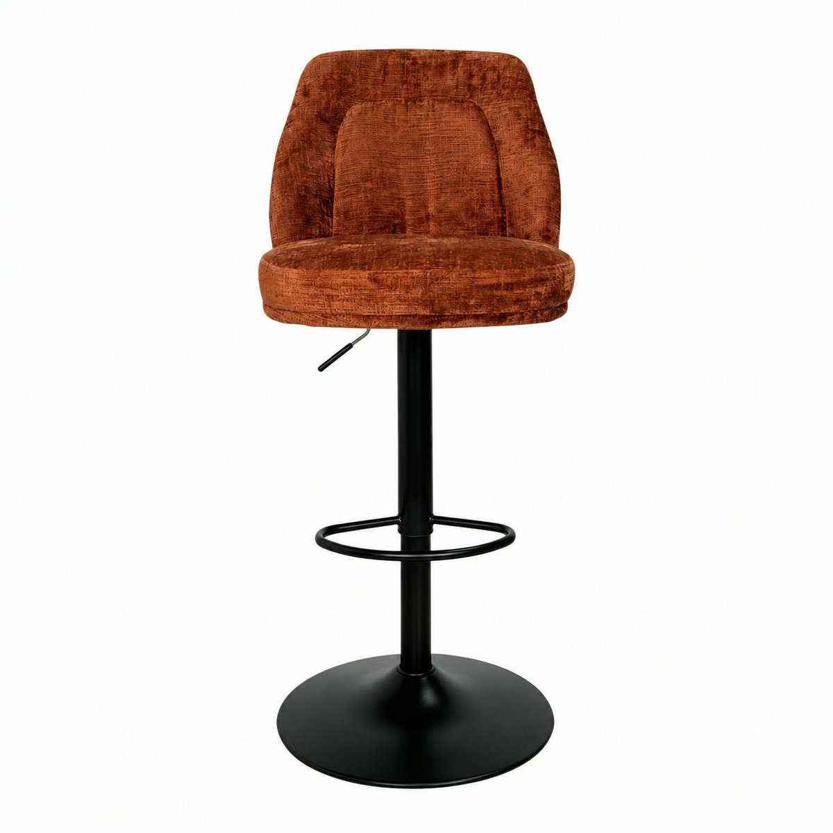Chaise de bar pivotante et réglable (lot de 2) IENA rouille, PIER IMPORT