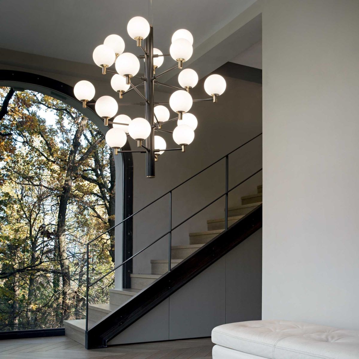 Suspension    COPERNICO noir, IDEAL LUX