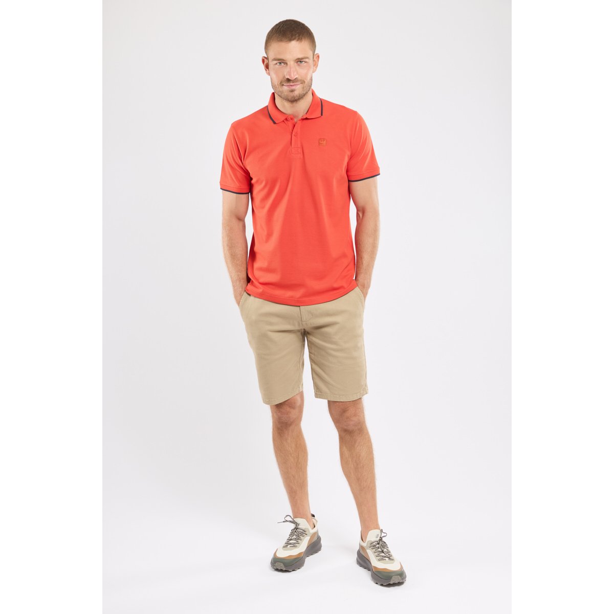 Polo GIRALDA - coton piment, BERMUDES