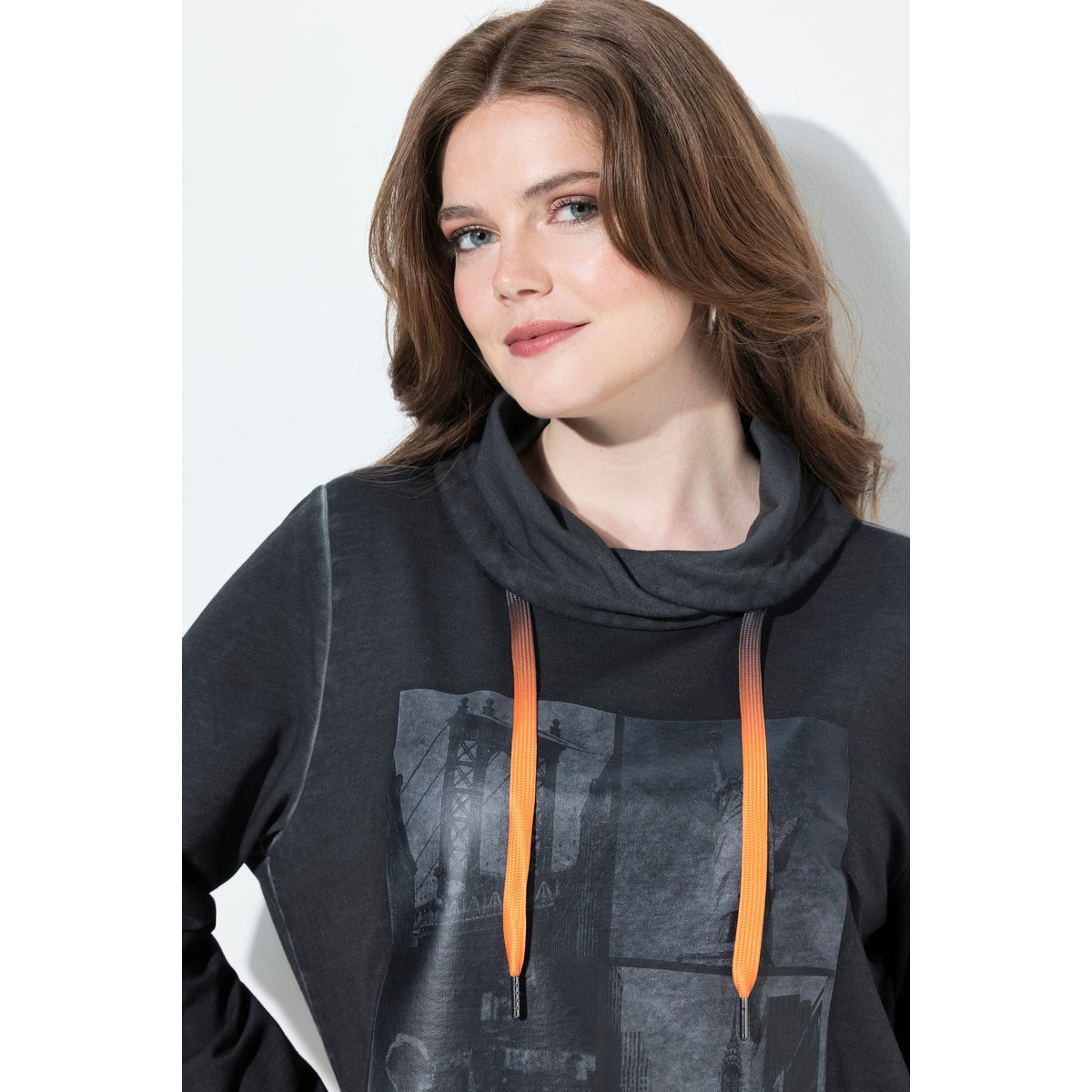 Sweat-shirt New York gris graphite, ULLA POPKEN