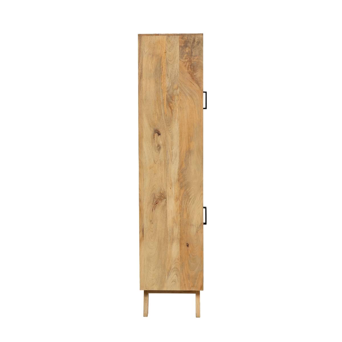 Vitrine en bois de manguier  THALIA bois clair, MADE IN MEUBLES 