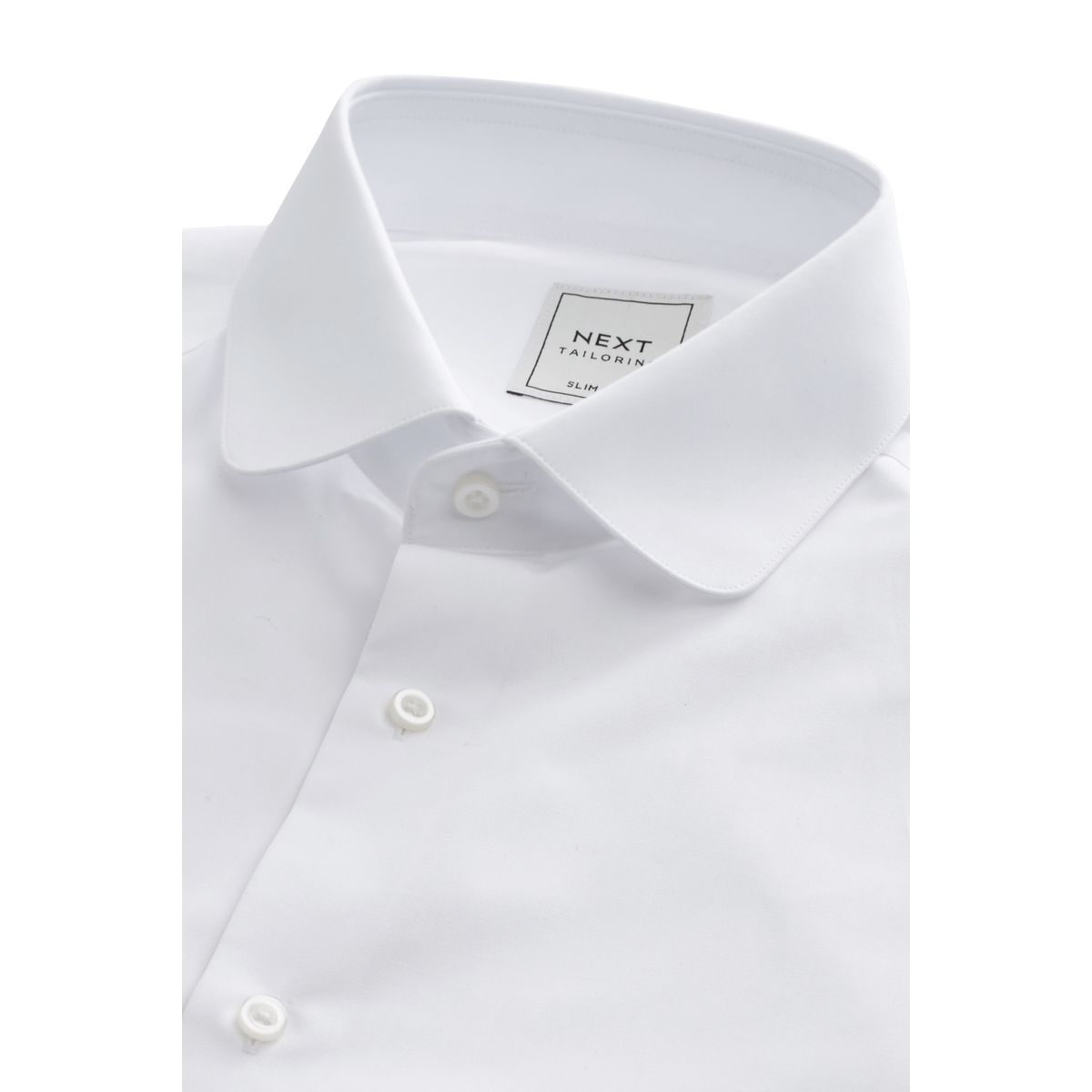 Chemise d’entretien facile à manchette simple blanc, NEXT