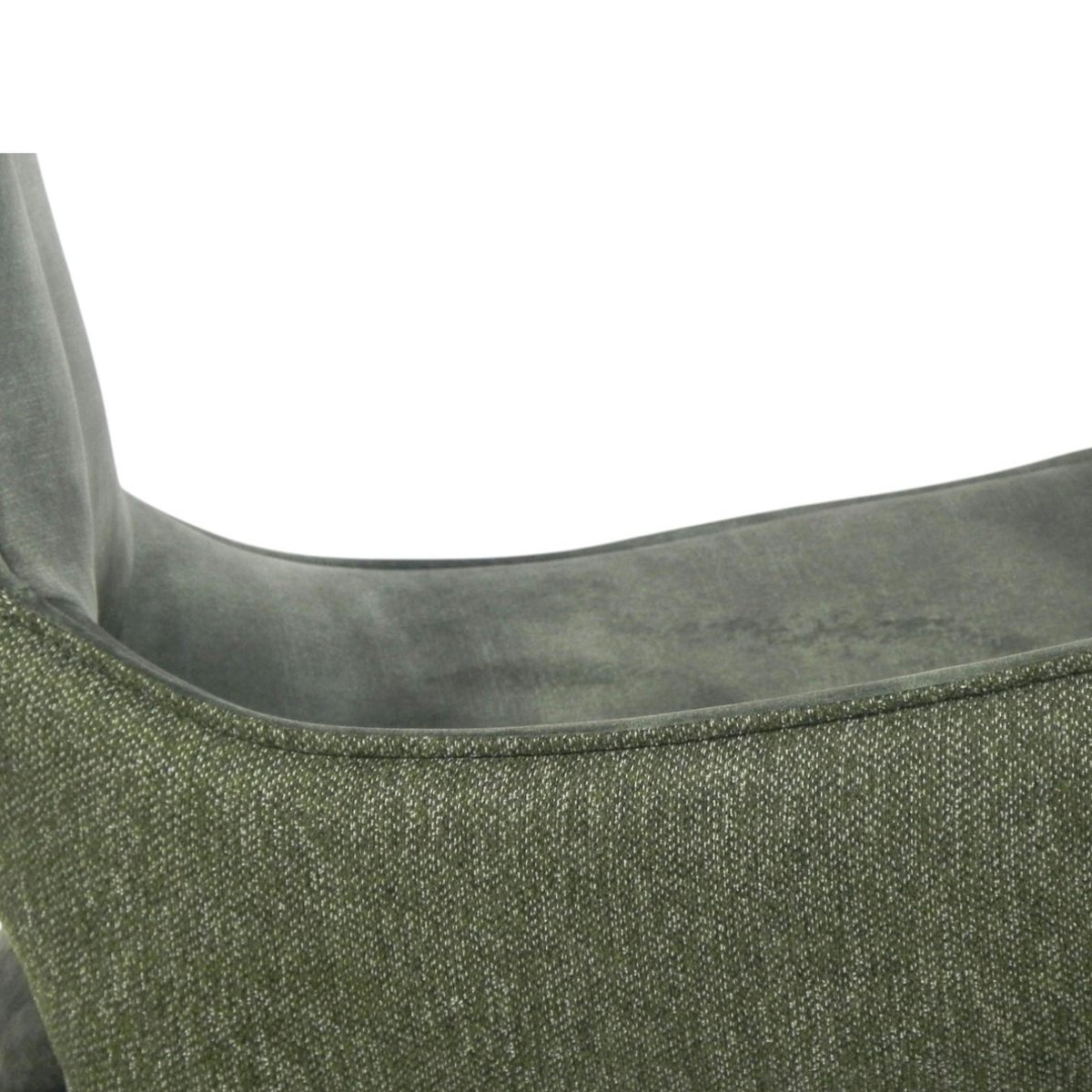 Chaise pivotante verte bi-matière, dossier en T (lot de 2) LOMBARDIE vert, PIER IMPORT