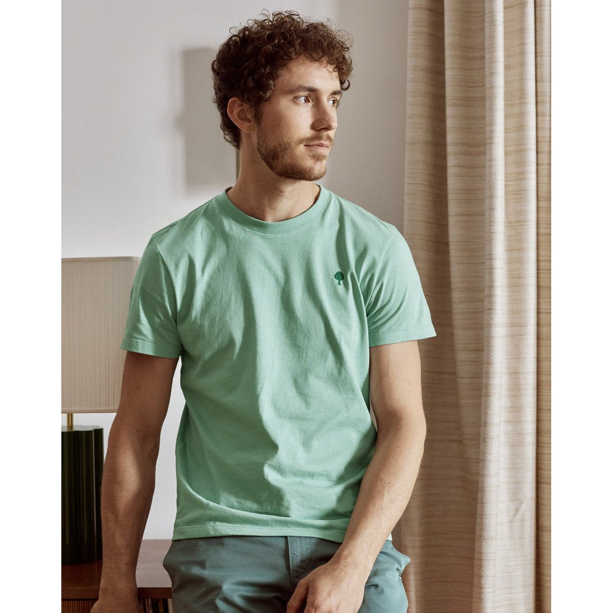 T-shirt ARCY bleu-vert, FAGUO