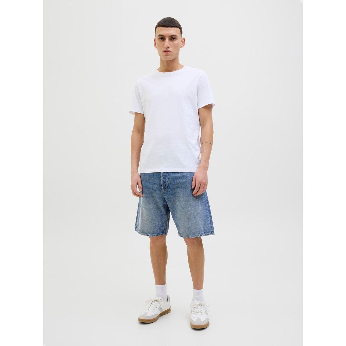 Short en jean blue denim, JACK & JONES