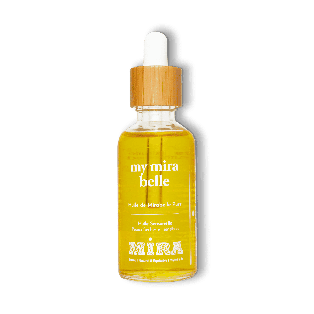 Huile de mirabelle soin hydratant visage My Mira Belle couleur unique, MY MIRA