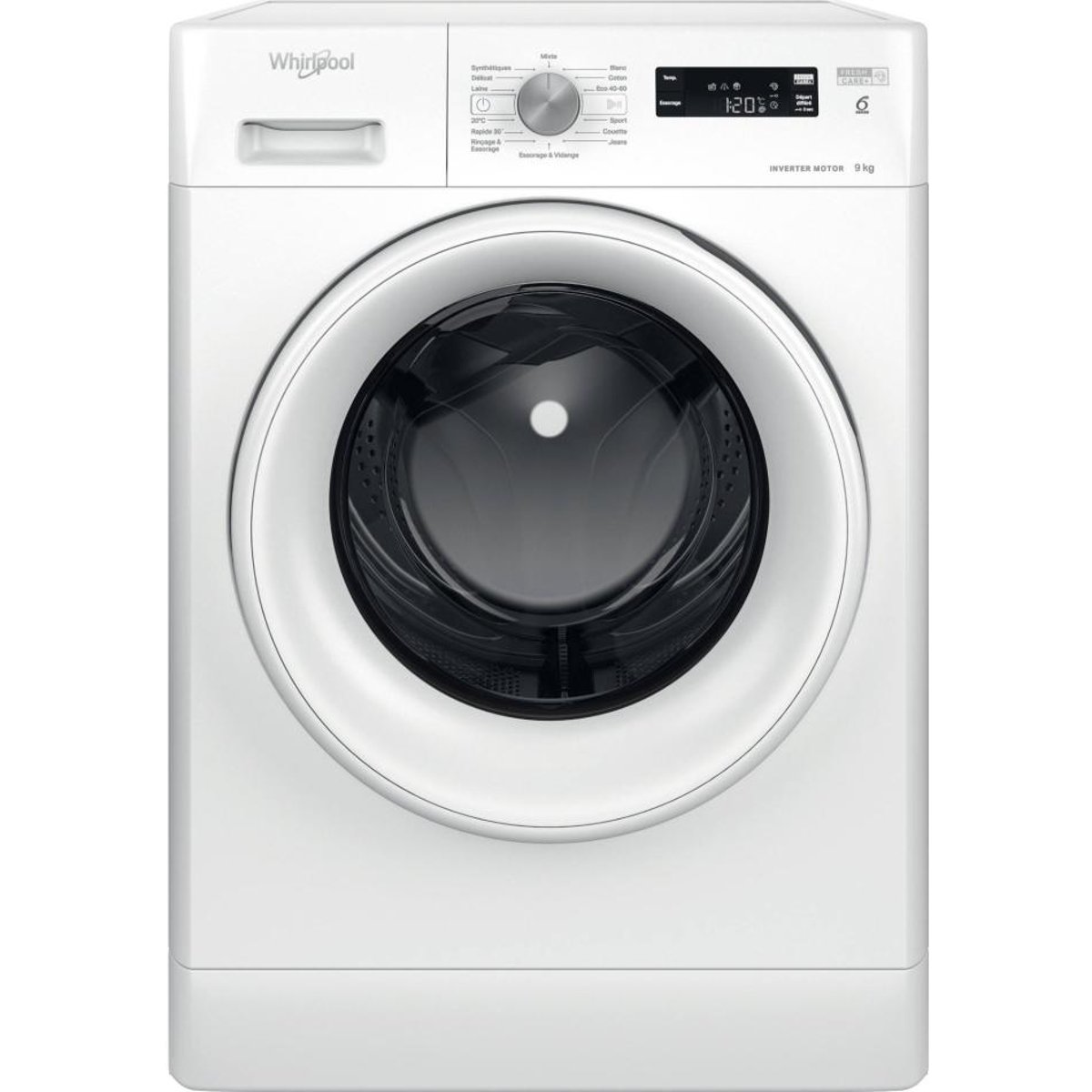 Lave linge frontal FFSPL9269WFR blanc, WHIRLPOOL