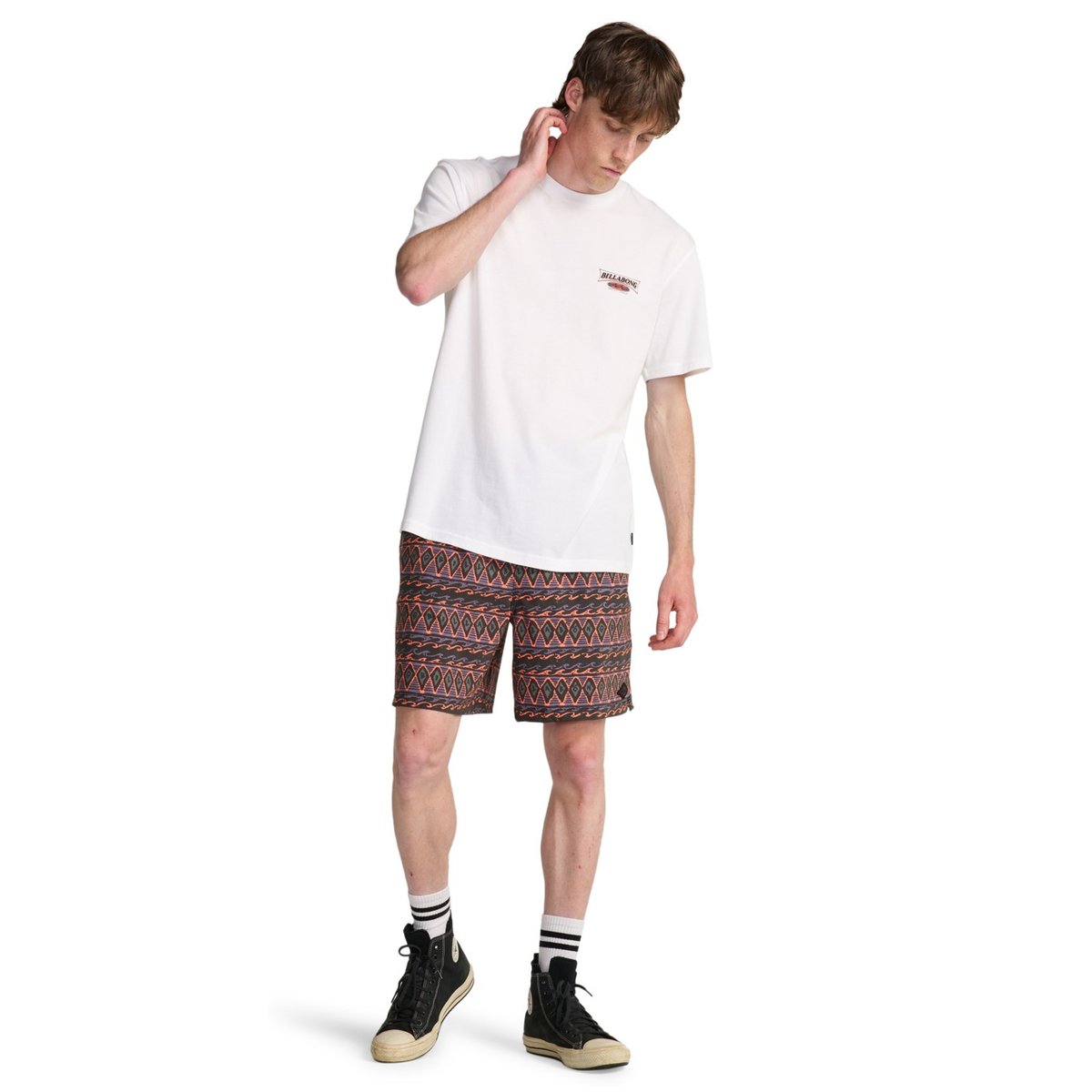 T shirt manches courtes SINCE 73 BURLEIGH blanc white, BILLABONG