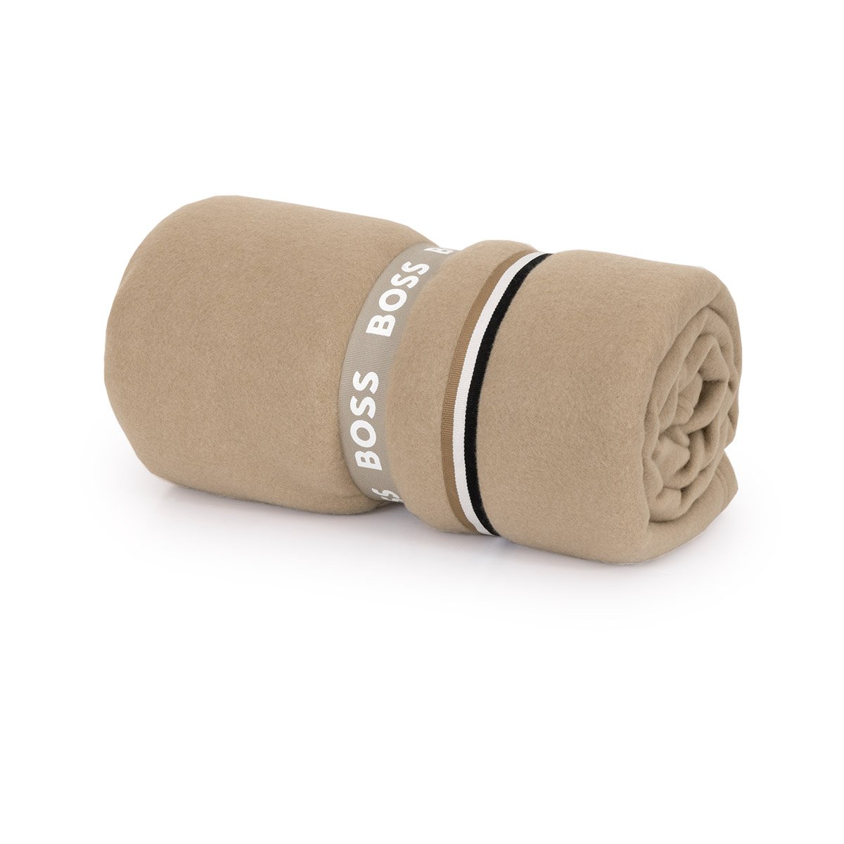 Plaid en polaire beige, B LINEA beige, BOSS HOME