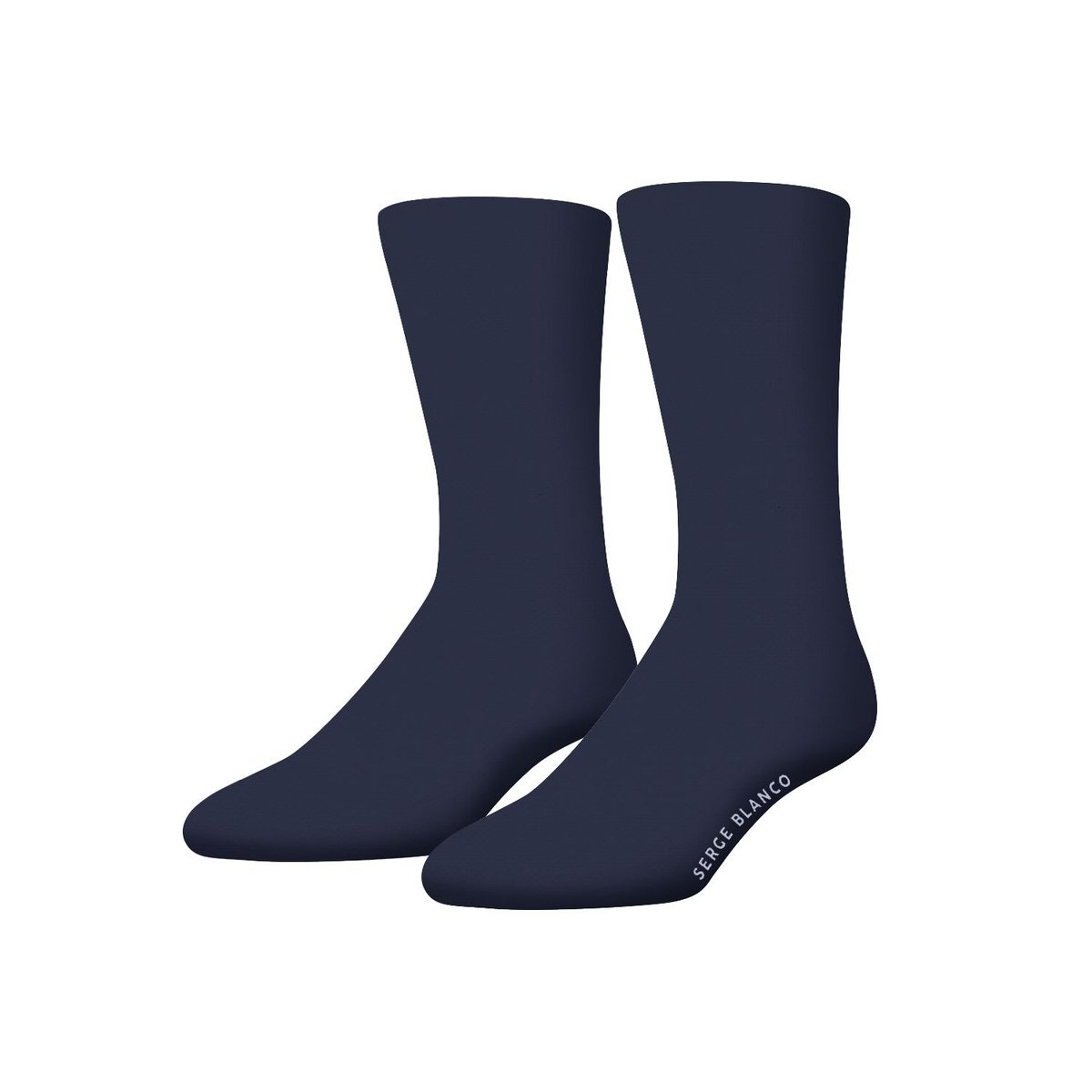 Lot De 6 Chaussettes De Ville noir/bleu/gris/beige, SERGE BLANCO