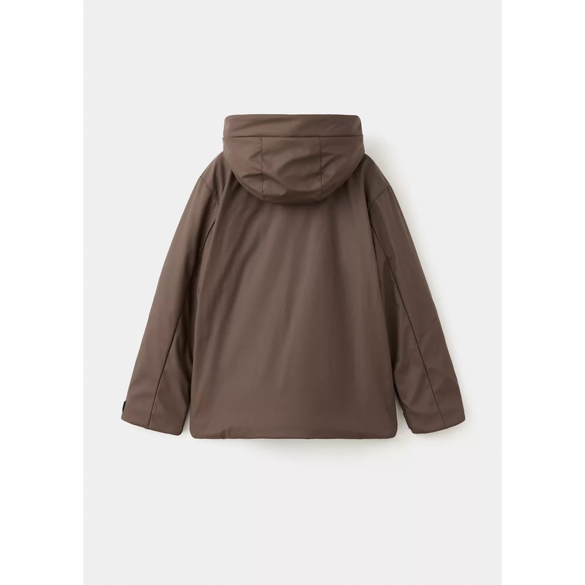 Parka capuche résistante à l’eau marron, MANGO KIDS
