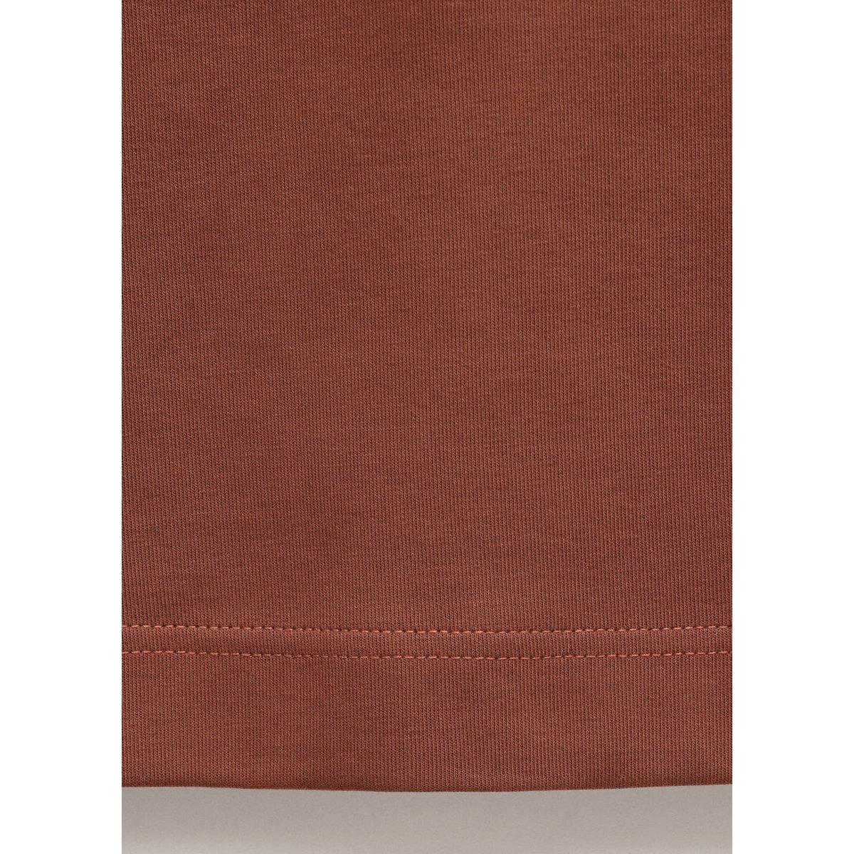 T-shirt en coton oversize rouge-orangé, MANGO