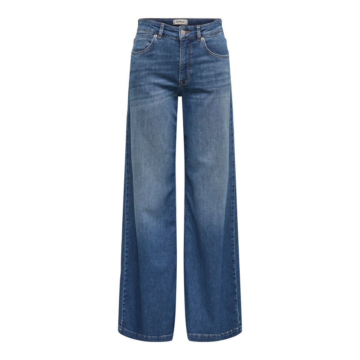 Jean À Jambe Large dark medium blue denim, ONLY