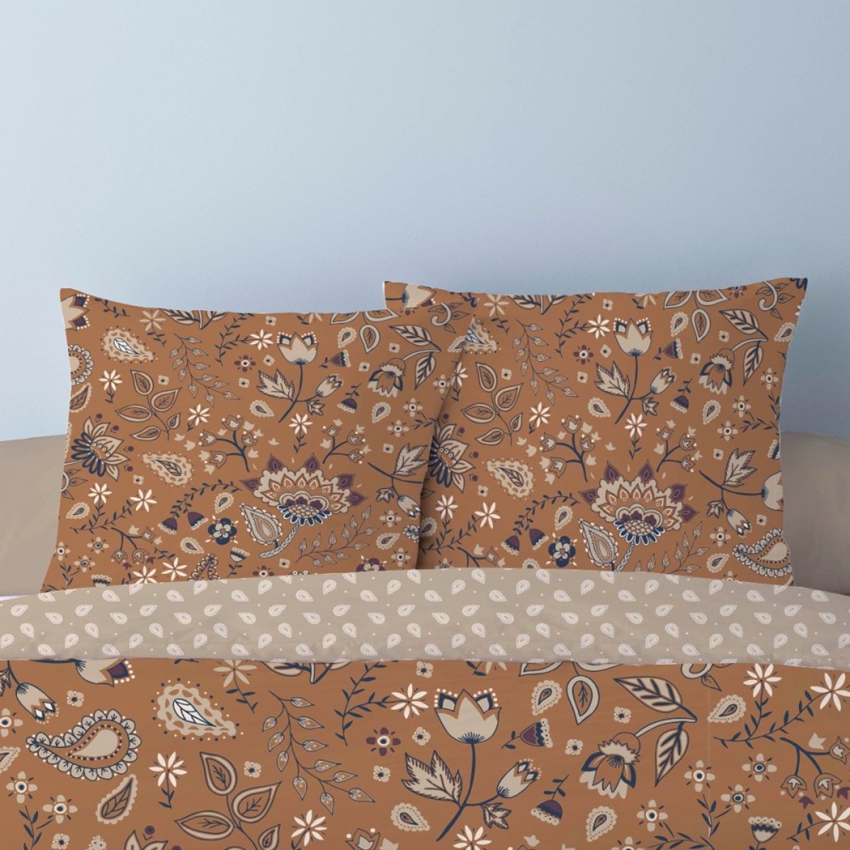 Housse de couette 240x220 Aslan + 2 taies multicolore, DECORATIE