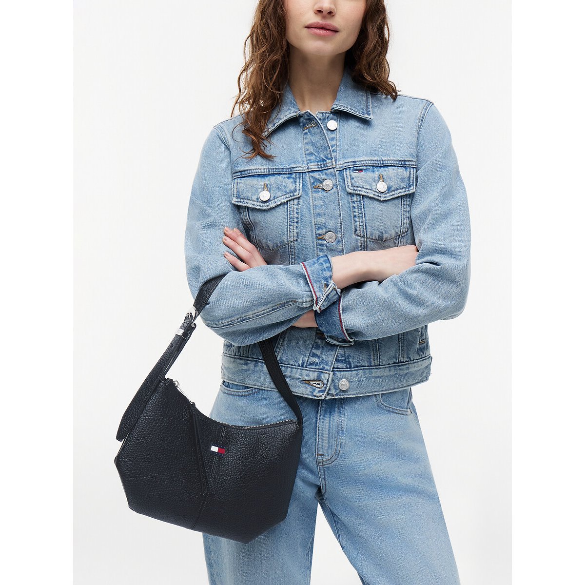 Sac porté épaule noir, TOMMY JEANS