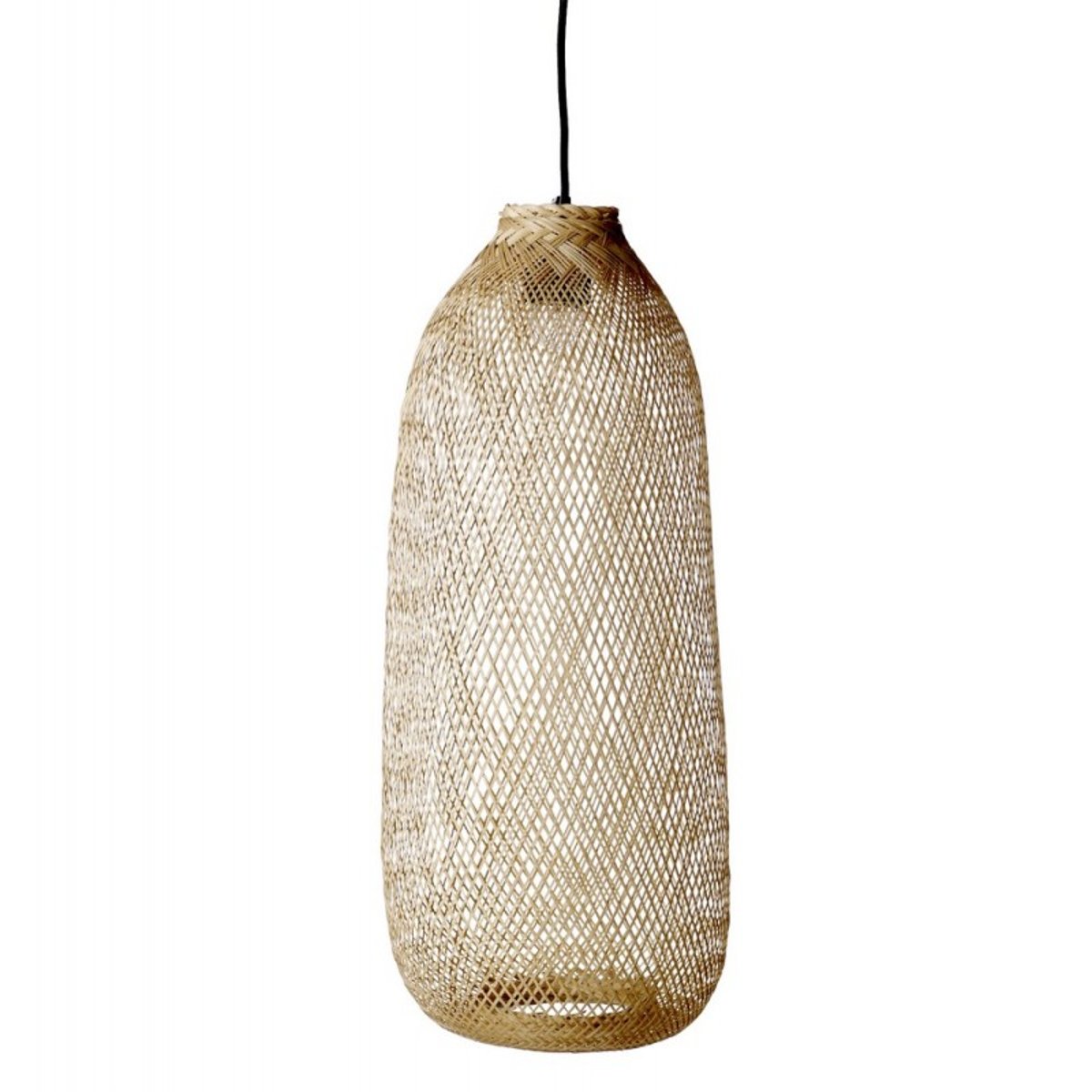 Suspension allongée bambou E bois clair, BLOOMINGVILLE