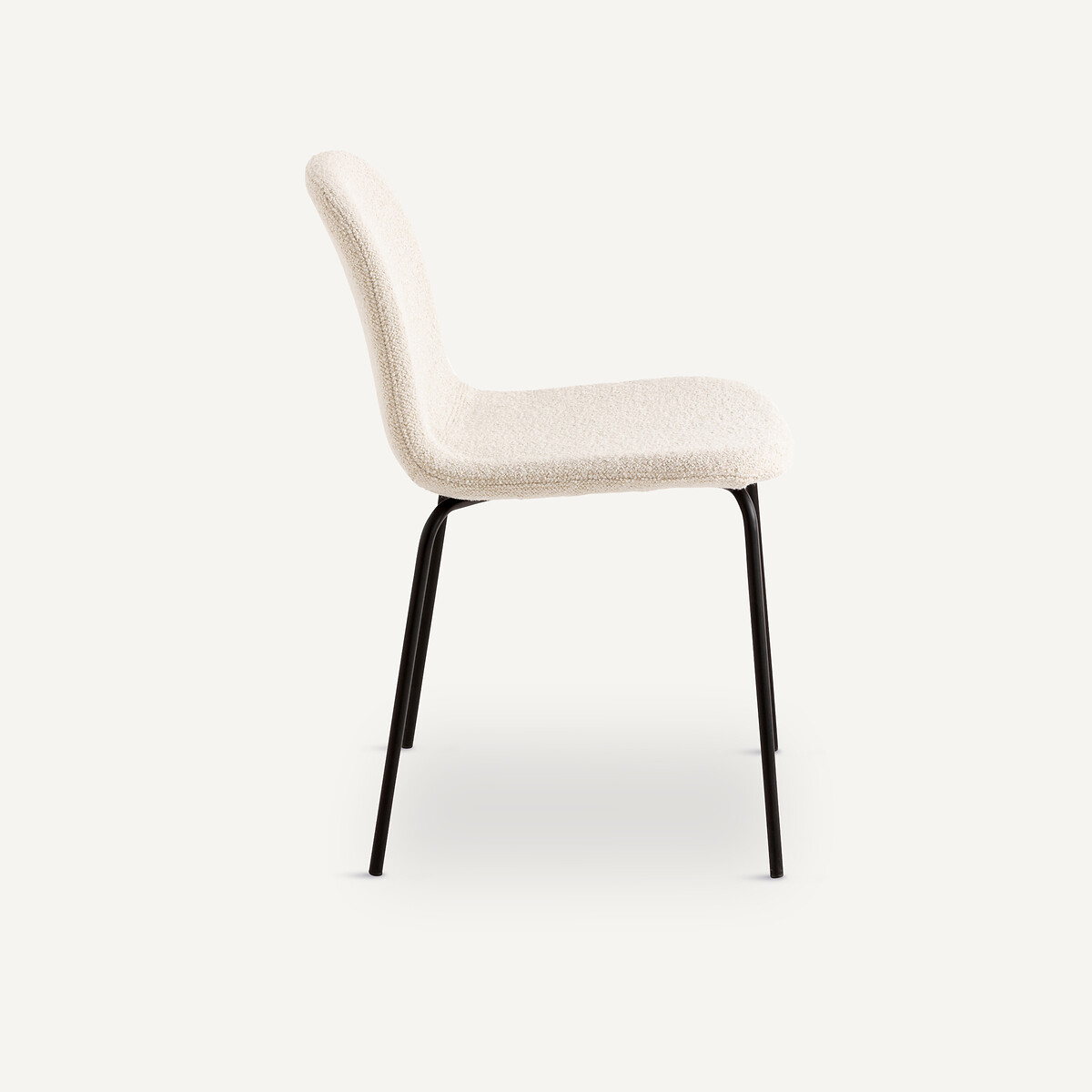Sedia bouclé, Tibby gesso, AM.PM