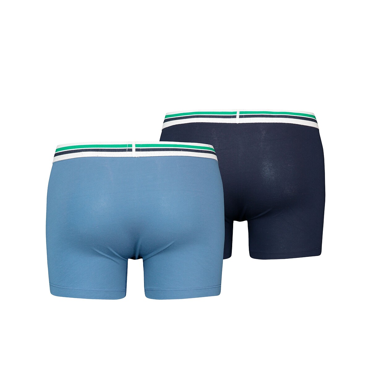 Lot de 2 boxers unis bleu + bleu marine, LEVI'S