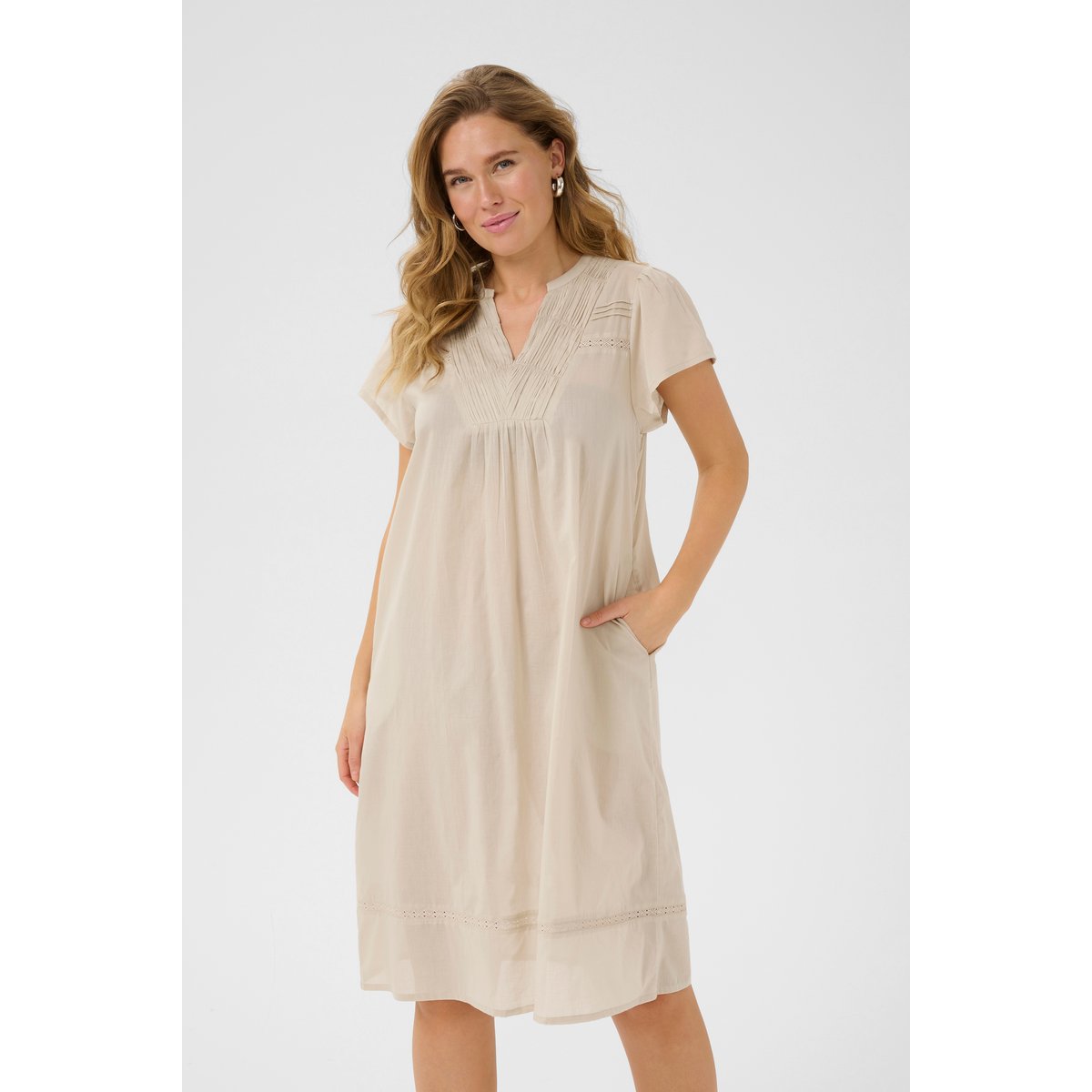 Dress gris feather gray, KAFFE