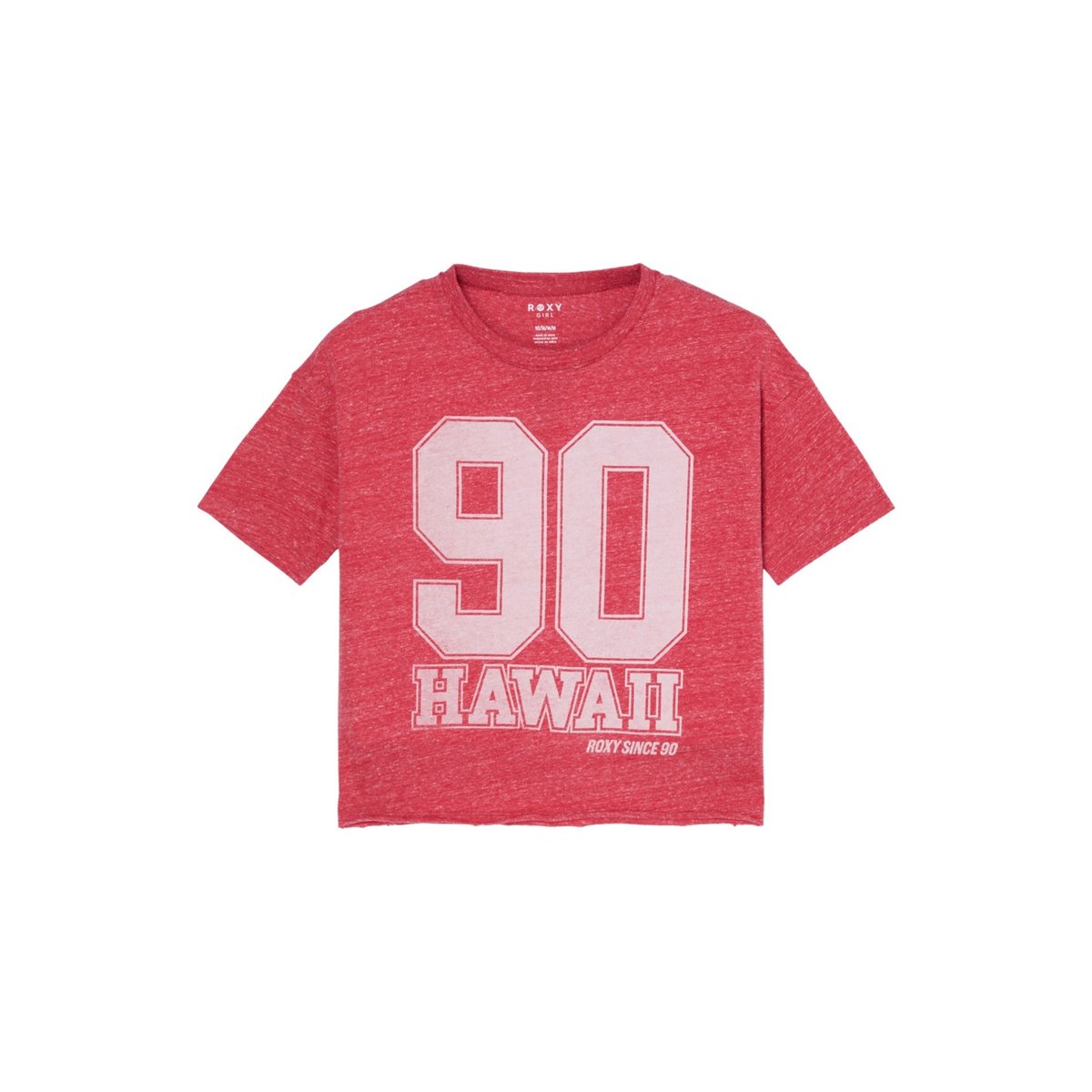 T-shirt manches courtes classique THE BEAUTIFUL SPRING. rouge hibiscus, ROXY