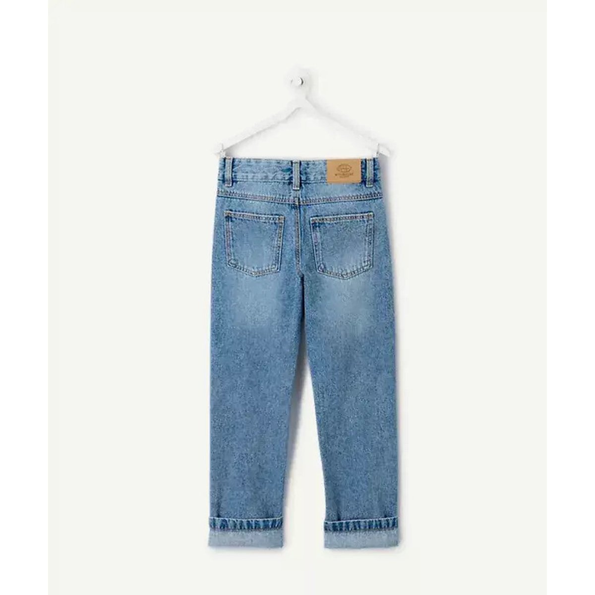 Jeans dritti denim grezzo, TAPE A L'OEIL