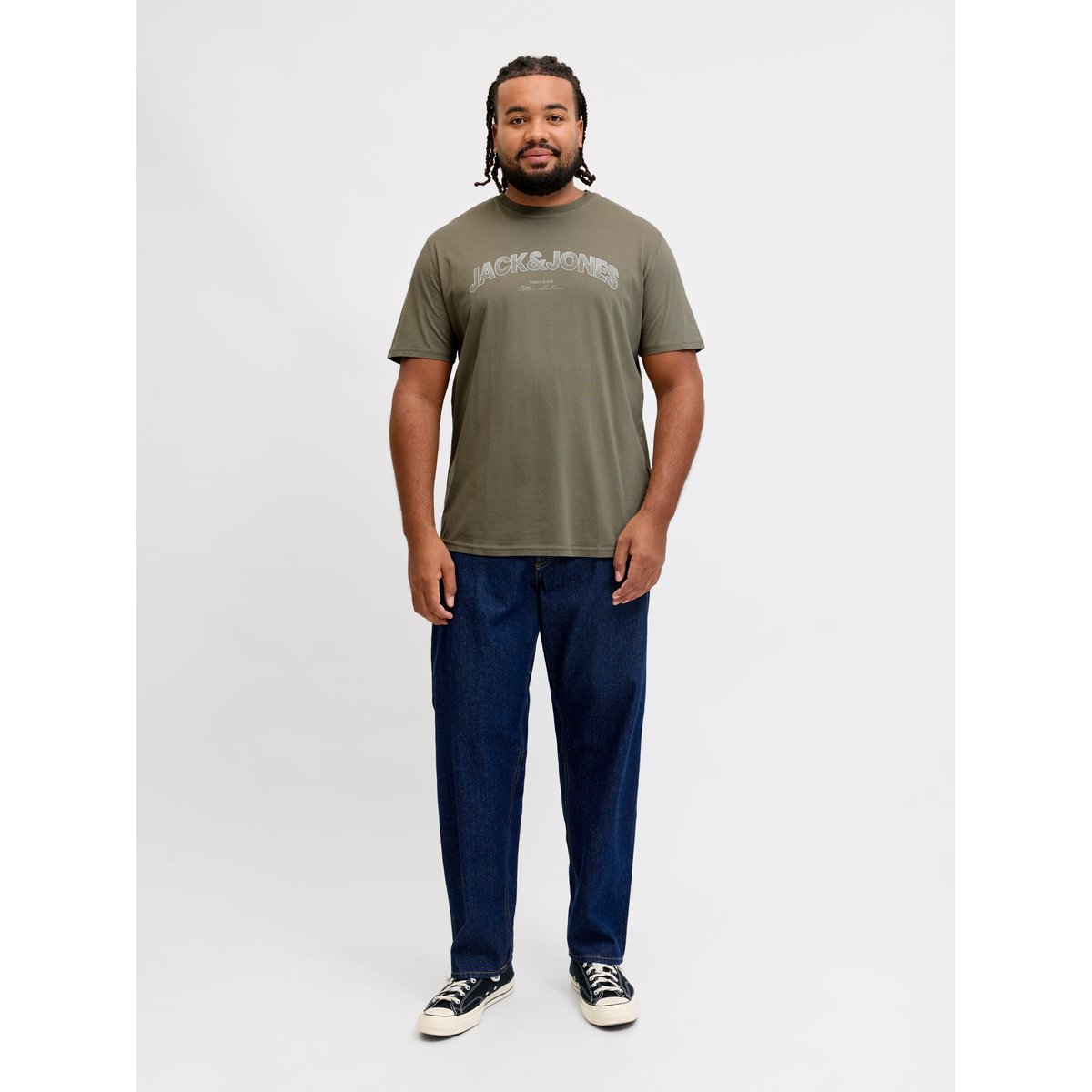 T-Shirt vetiver, JACK & JONES