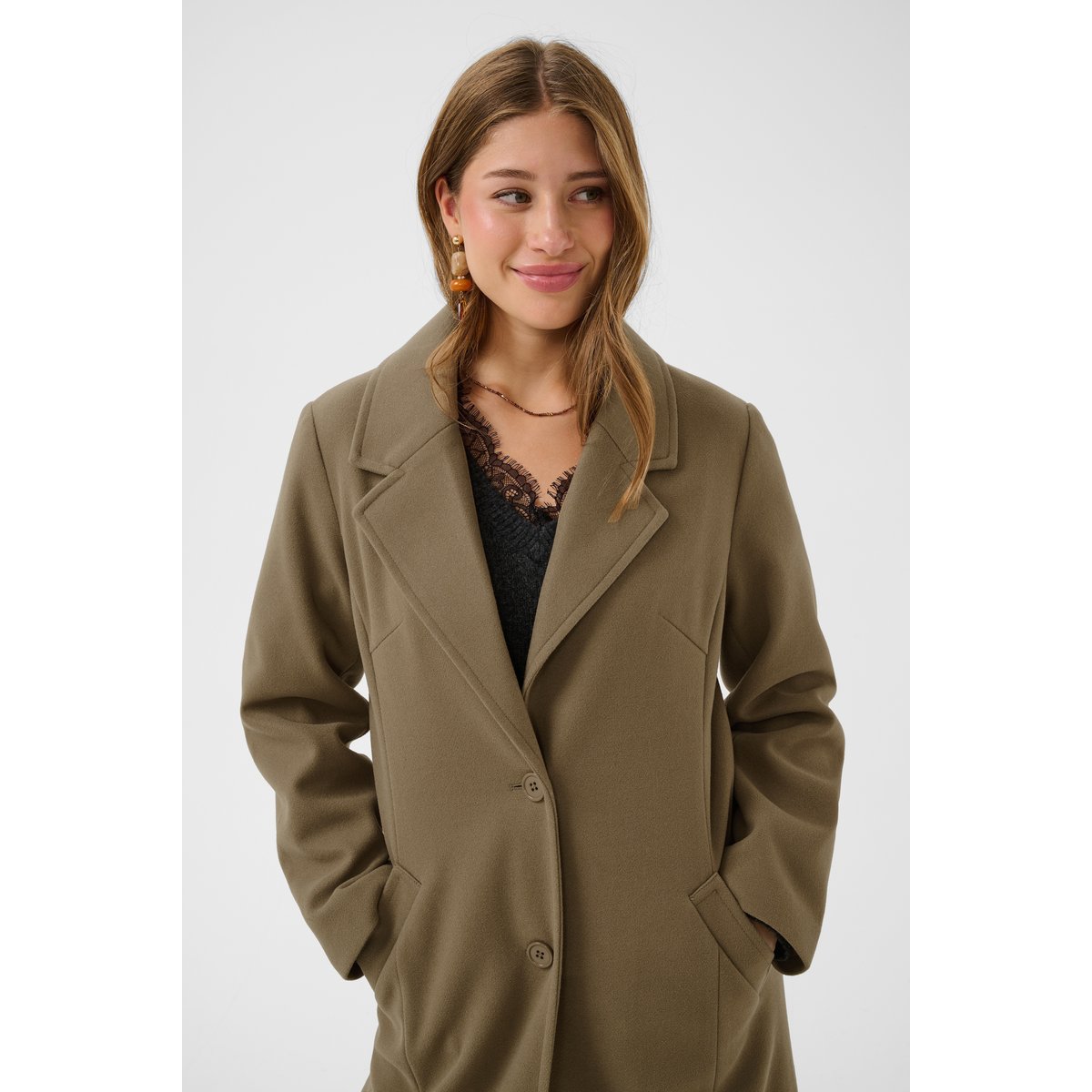 Manteau gris sepia tint, CREAM