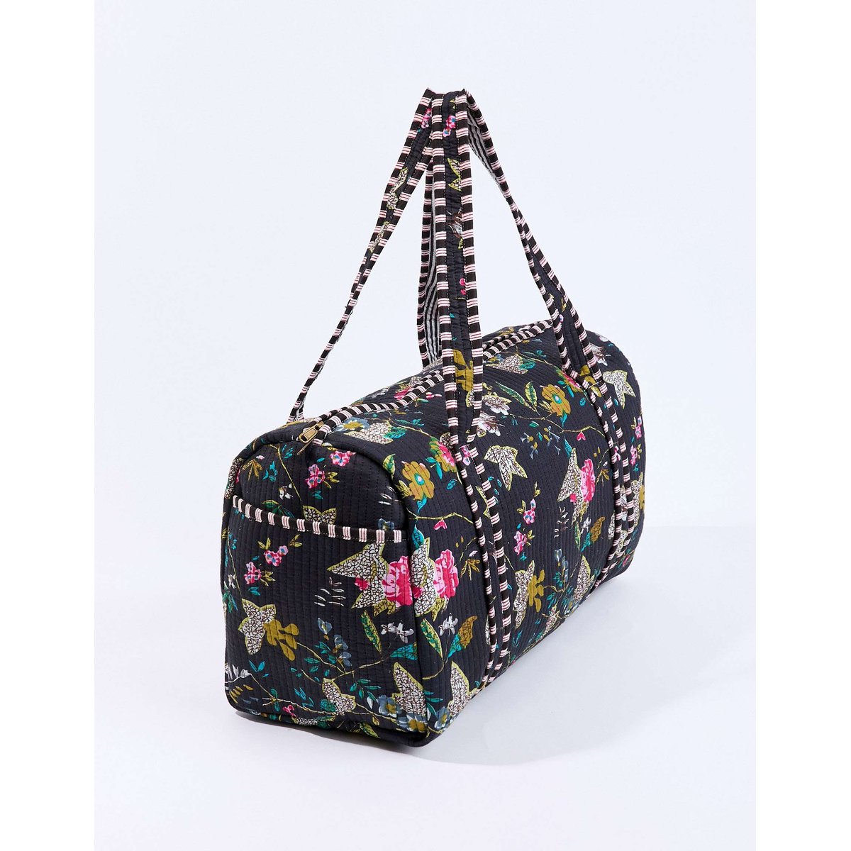 Sac week-end coton imprimé DUFFLE couleur unique, LA FIANCÉE