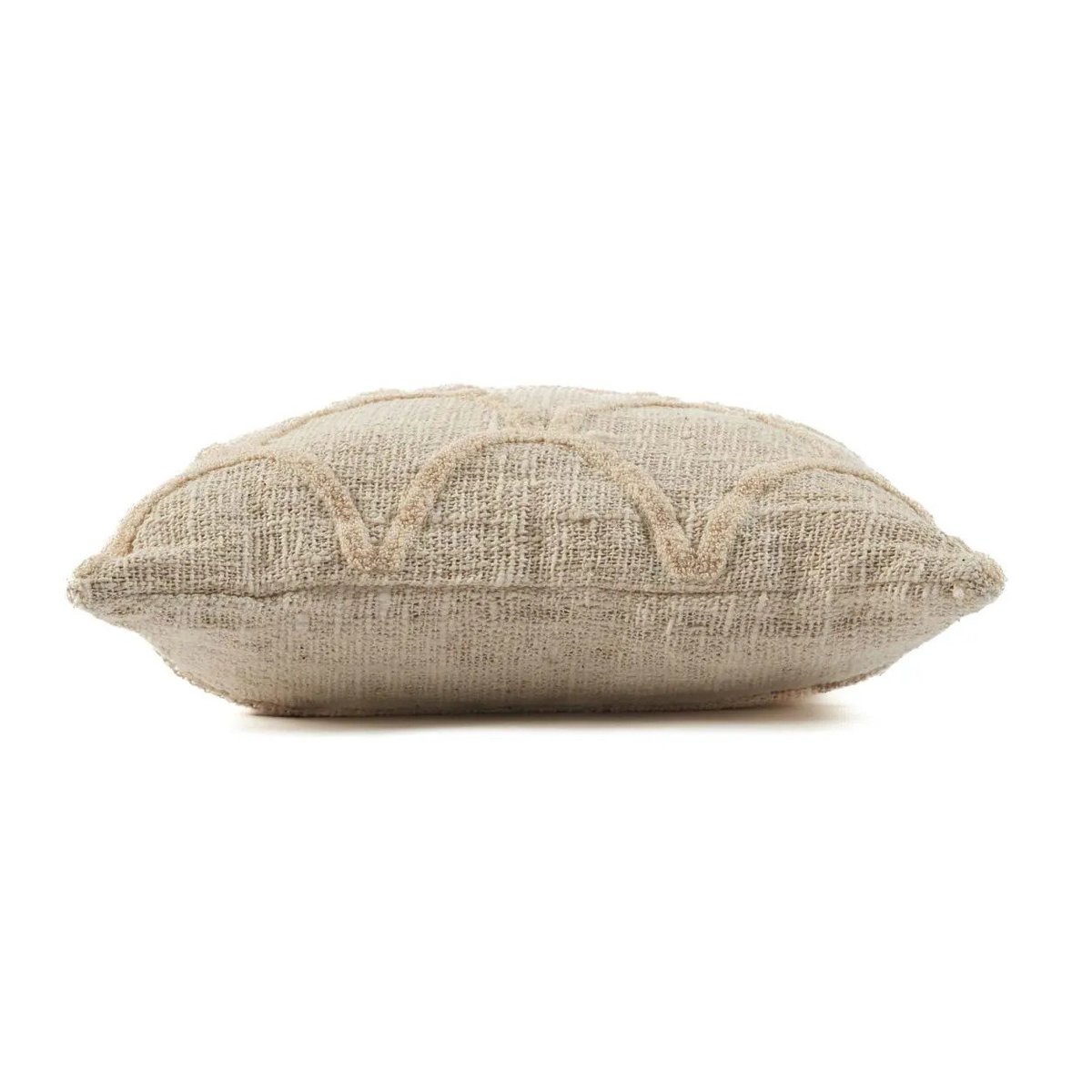 Housse de coussin en coton SAHARA beige, BAZAR BIZAR