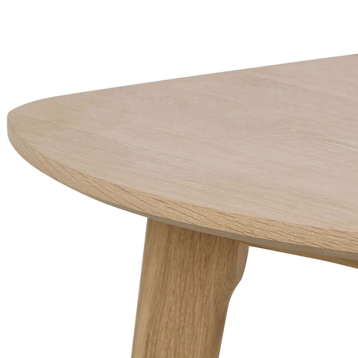 Table à manger ovale en bois blanchi 6/8 places L180 - MARTINE bois clair, HELLIN, DEPUIS 1862