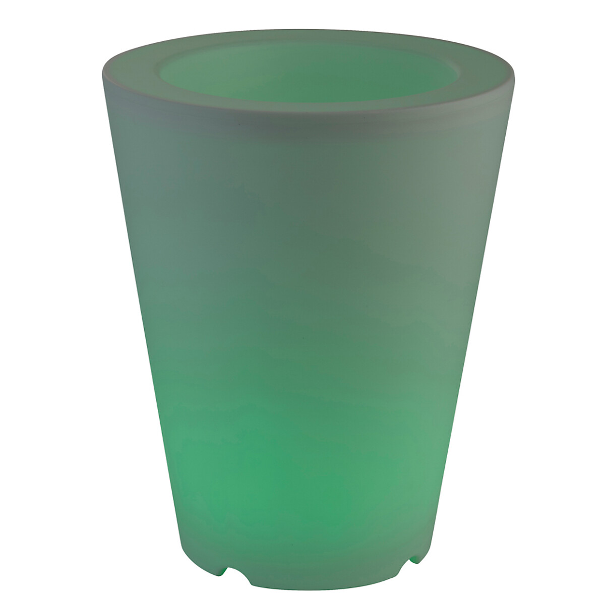Lodi Outdoor Solar LED Flower Pot white, SO'HOME