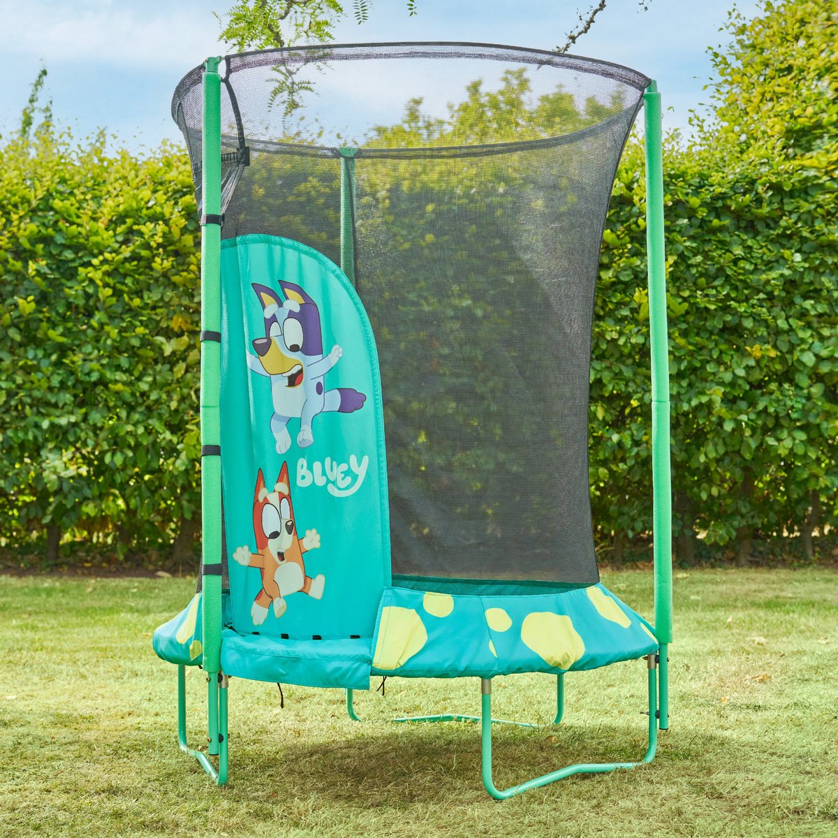 Trampoline rond Bluey JUNIOR noir - bleu - vert, TP TOYS
