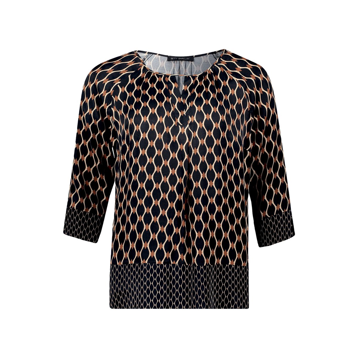 Tunique à imprimé noir/beige, BETTY BARCLAY
