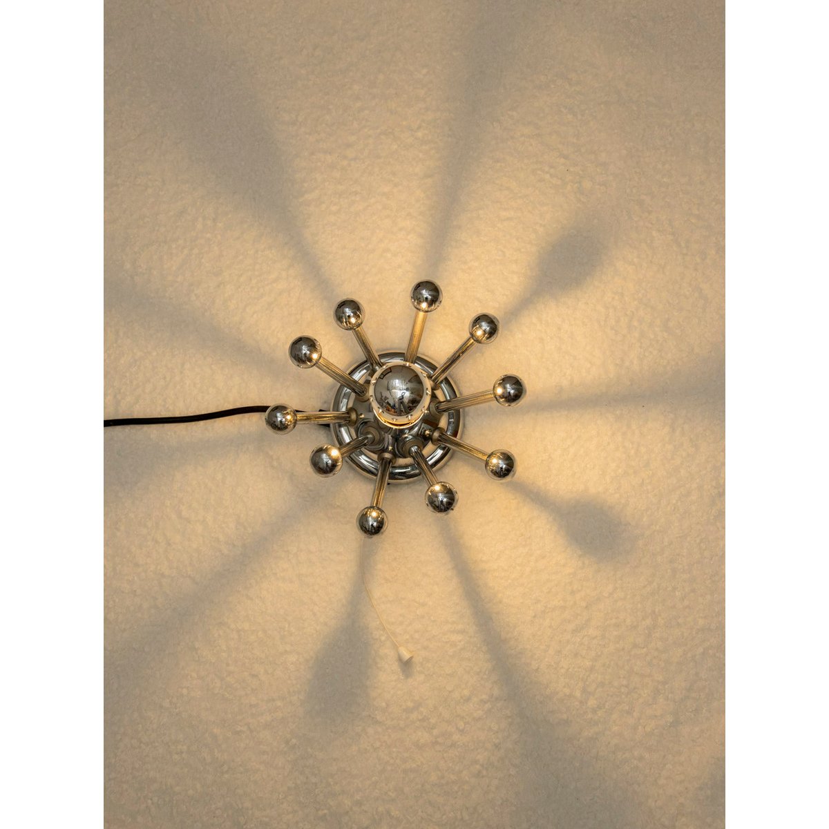 Applique murale en inox Suzette N°251 - Bon état métal, DEBONGOUT