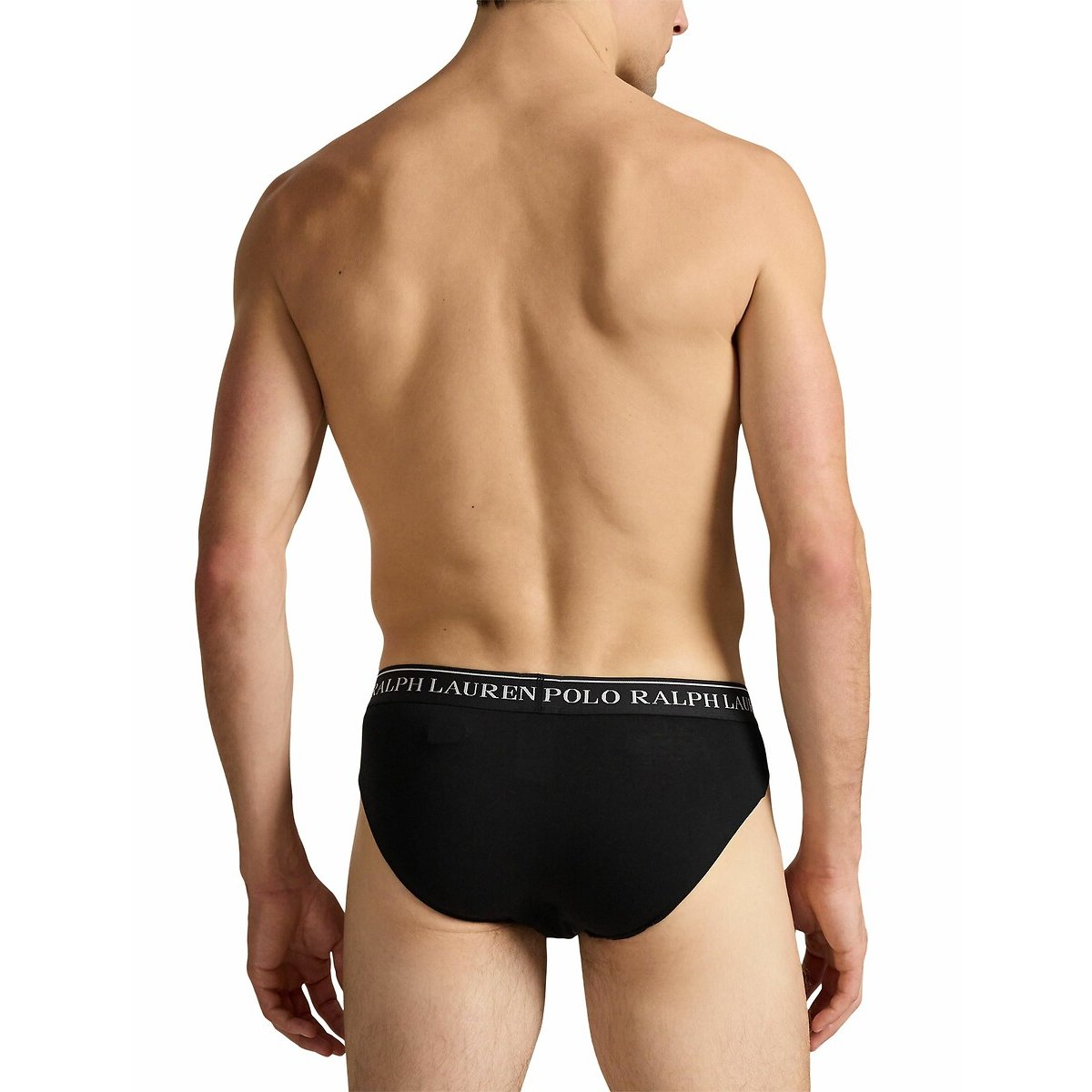 Confezione da 3 slip a vita bassa nero + nero + nero, POLO RALPH LAUREN