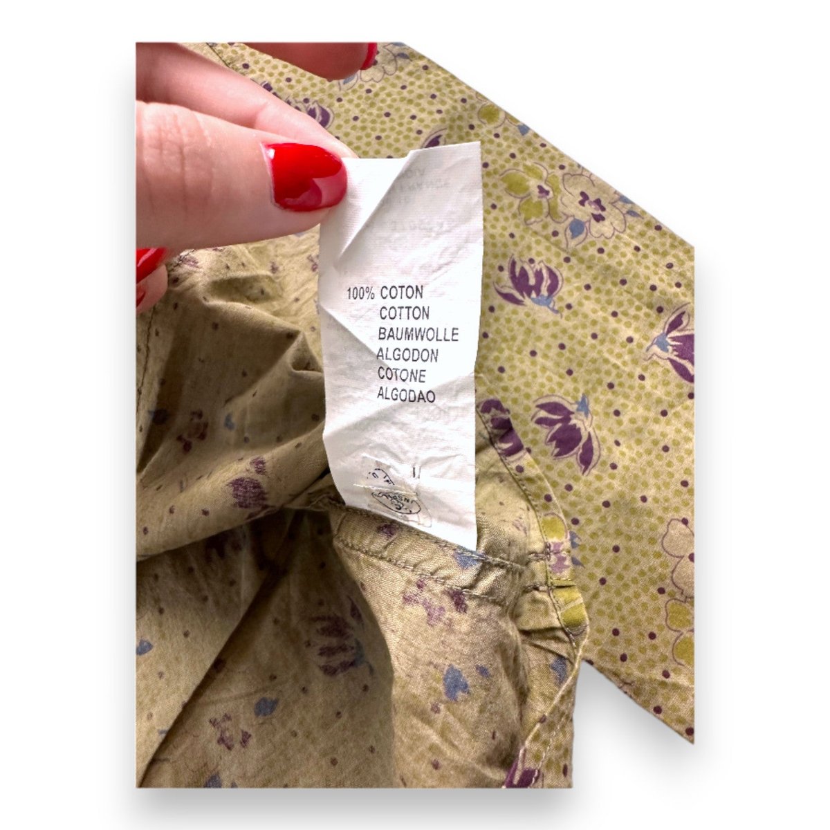 Chemise - Très bon état vert, IKKS