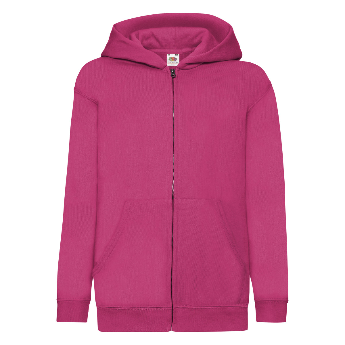Veste à capuche fuchsia, FRUIT OF THE LOOM