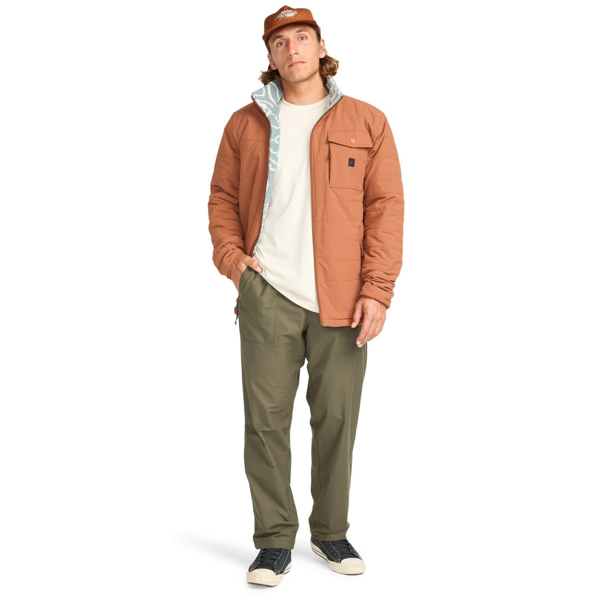 Veste UNWIND REVO 10K marron rust, BILLABONG
