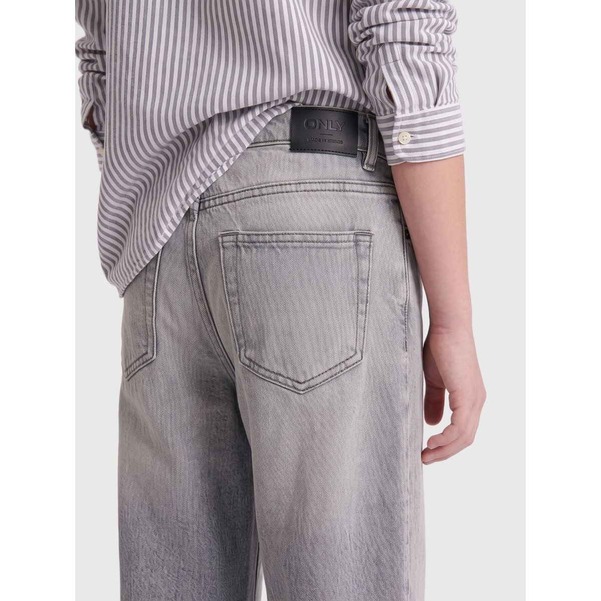 Jean À Coupe Ample medium grey denim, ONLY & SONS JUNIOR