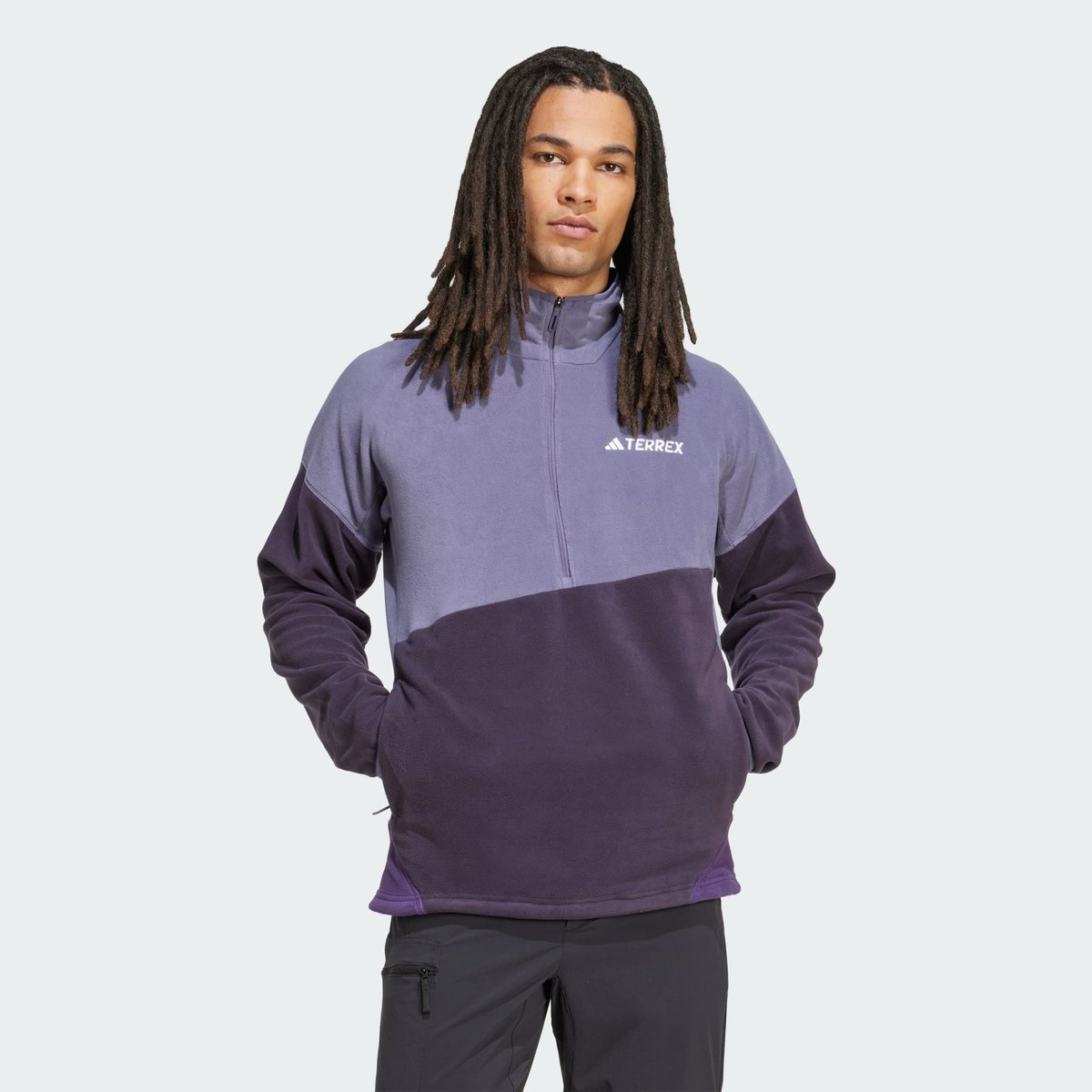 Anorak polaire Terrex Multi Climawarm preloved violet / aurora black / aurora plum, adidas Performance