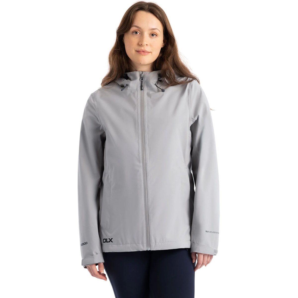 Veste imperméable à capuche ajustable LOSSIE beige gris, TRESPASS