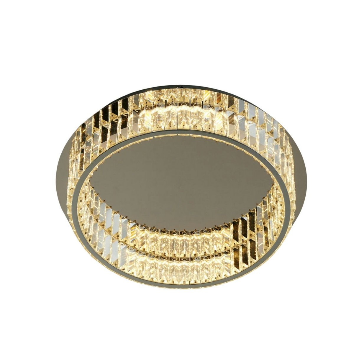 Sublime plafonnier rond - PEZZATI argenté / chromé, KOSILUM