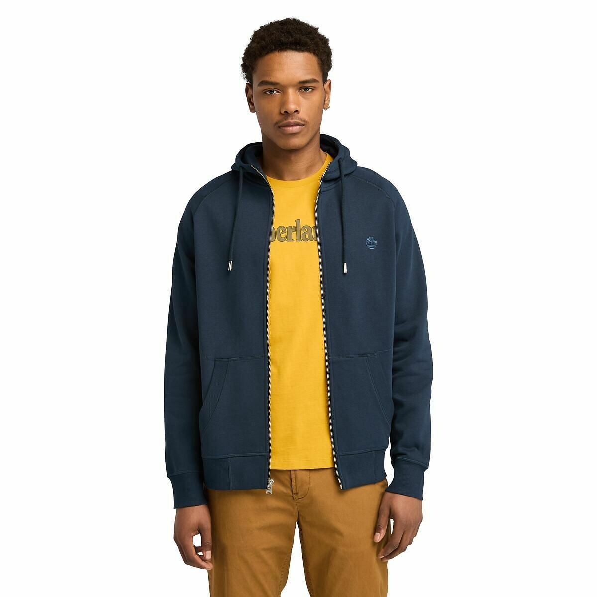 Sweat zippé à capuche Exeter River bleu marine, TIMBERLAND