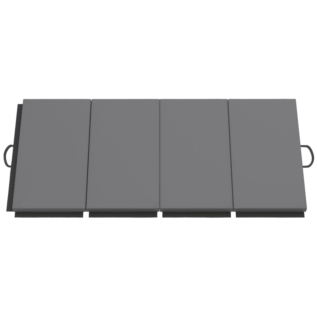 Tapis de gymnastique Revêtement synthétique gris, HOMCOM