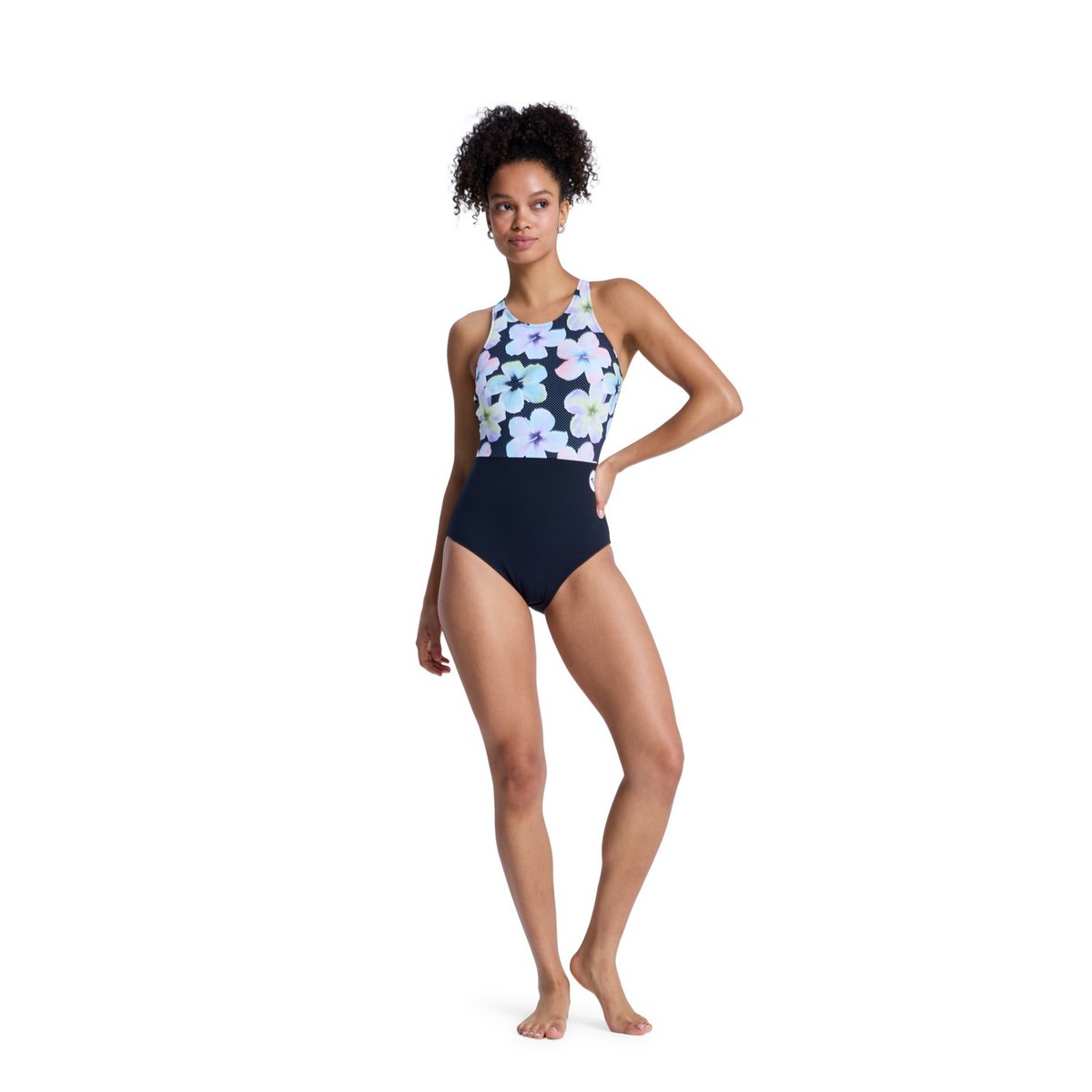Maillot de bain une pièce. noir anthracite im fleur real, ROXY