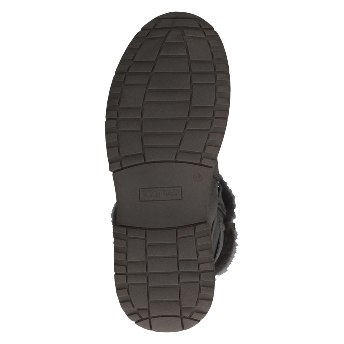 Bottine fourée marron mocca croco, CAPRICE