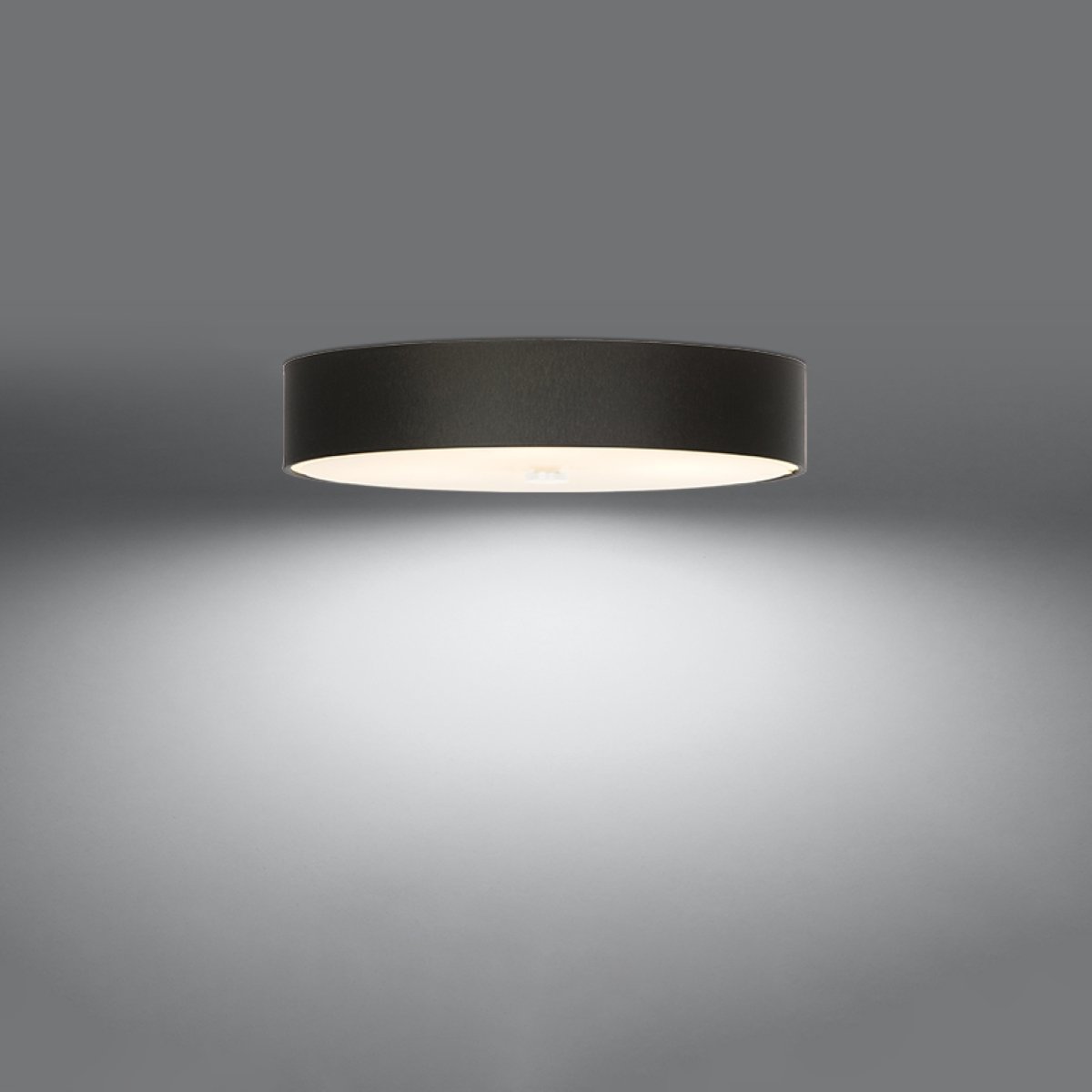 Plafonnier Tissu Noir E27 5 Skala 60 noir, EDEN