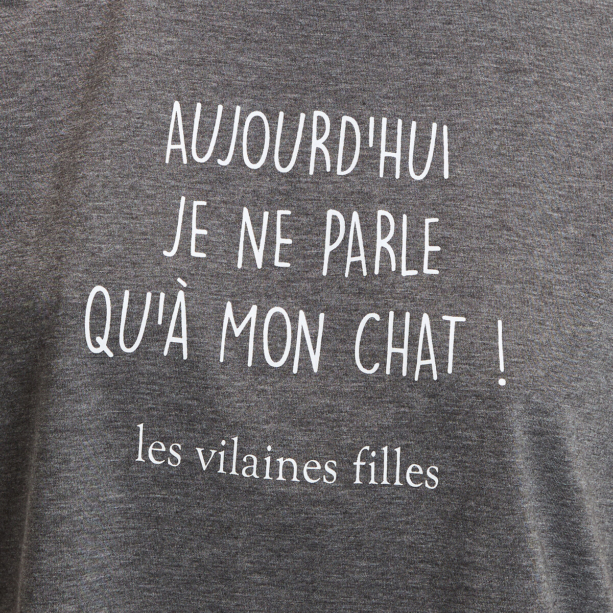 Pyjashort en jersey de coton gris, SO'HOME